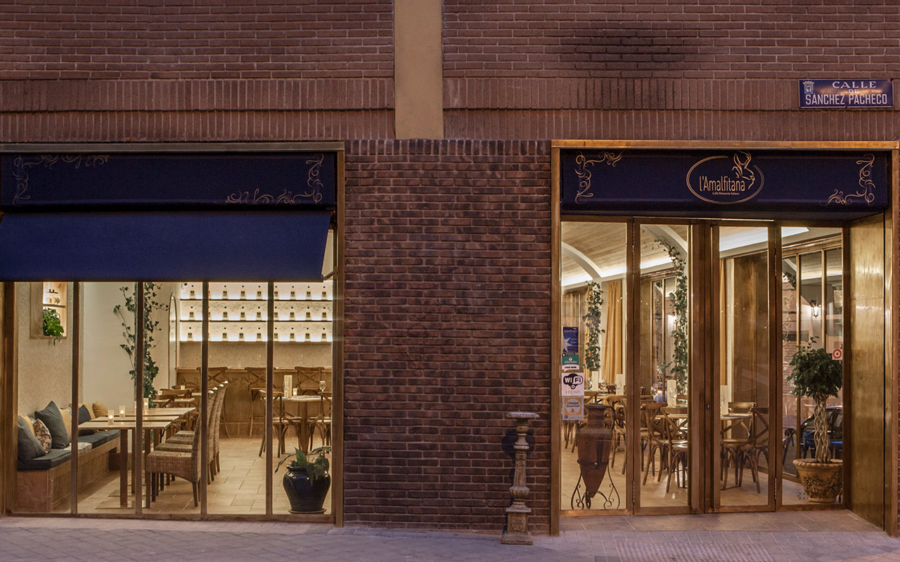 Restaurante L'Amalfitana. Madrid.